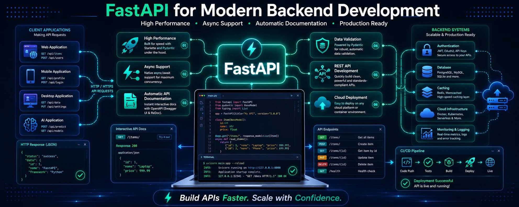 Learn FastAPI backend framework